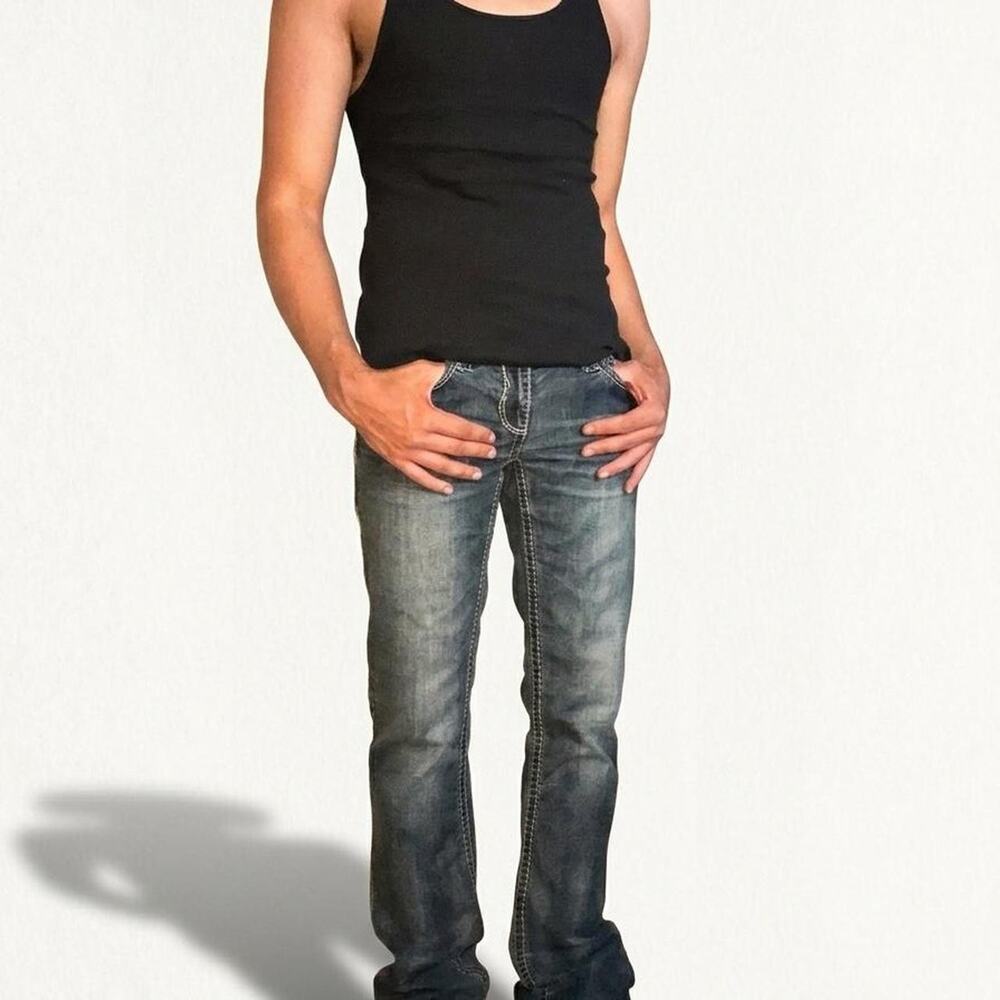 Y2k mcbling hydraulic embroidered